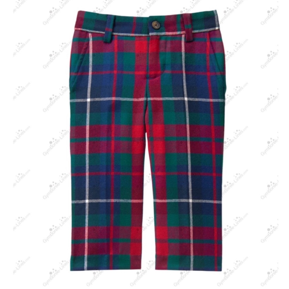 Janie and Jack Baby Boy 6-12 12-18 Plaid Blazer and Pants Suit Christmas Holiday - Picture 7 of 10